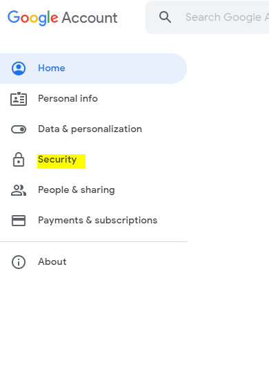 creating app password