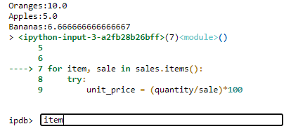 Python Debugger Example