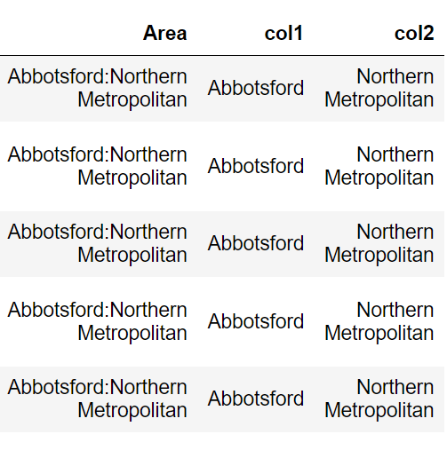 de-concatenating columns de-concatenating columns