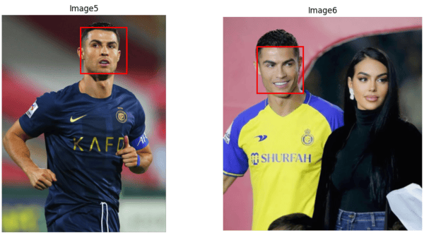 image 5 and image 6 with recognized faces image 5 and image 6 with recognized faces