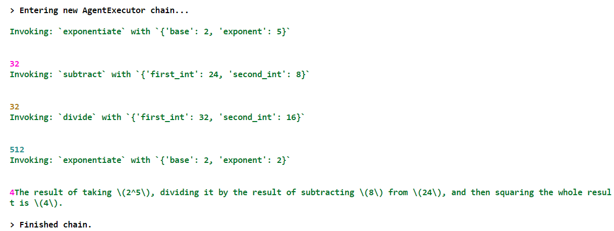 output of custo tools agent output of custom tools agent