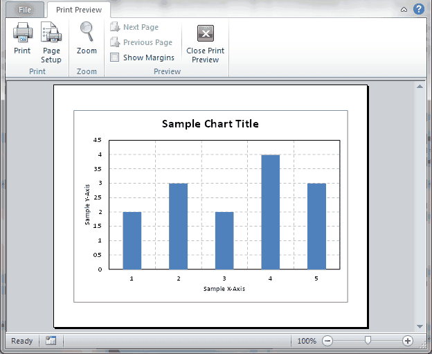 Print All Charts PrintPreview