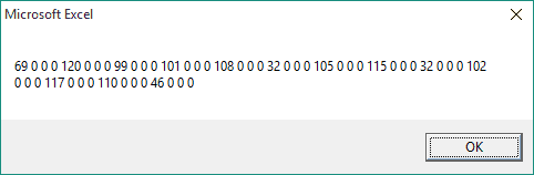 VBA StrConv vbUnicode