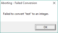 Failed to convert VBA string to integer Failed to convert VBA string to integer