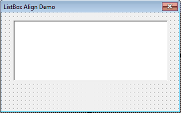 UserForm ListBox Design UserForm ListBox Design