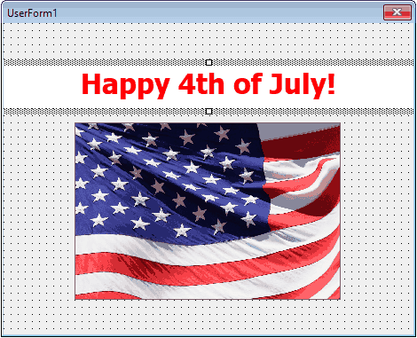 Transparent UserForm Label