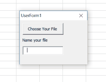 Basic Userform Displayed over Spreadsheet Basic Userform Displayed over Spreadsheet