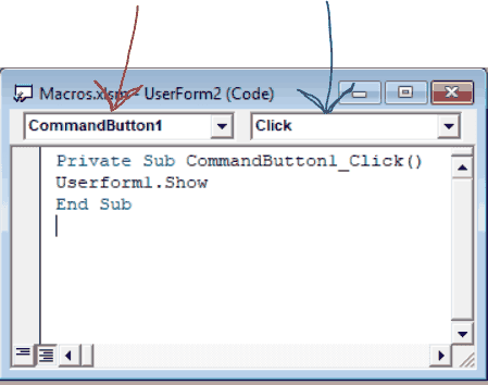 Objects and Events marked by Arrows Objects and Events marked by Arrows