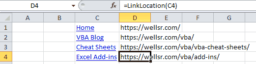 Extract URL from Excel Hyperlink Extract URL from Excel Hyperlink