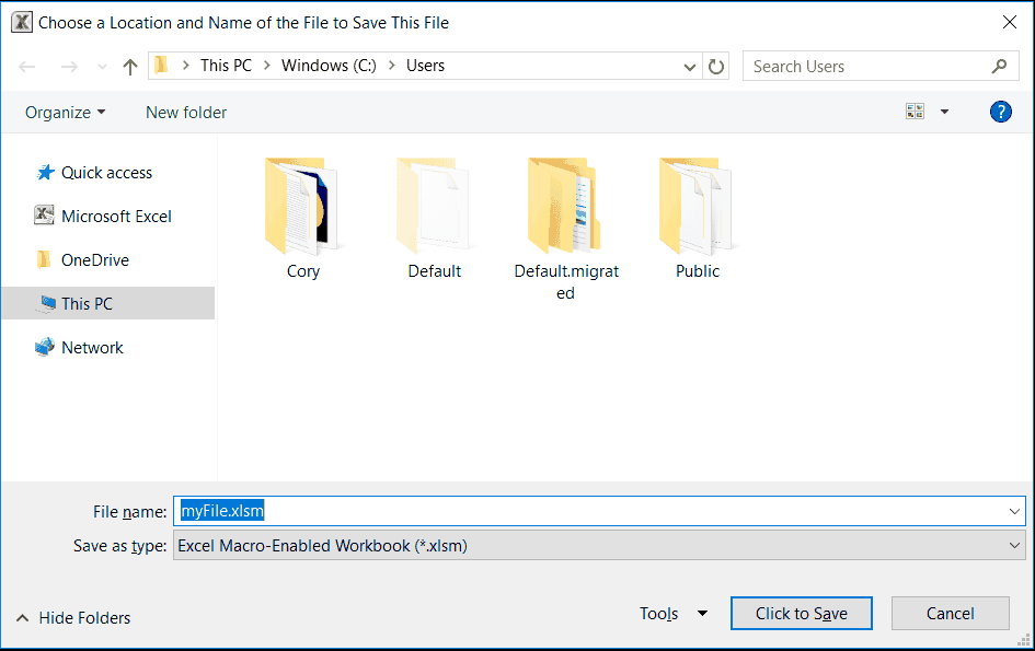 Final Save File Dialog A FileDialog with the settings we set in the above code block