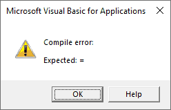 VBA Const not initialized VBA Const not initialized