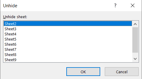 Unhide Dialogue Unhide Dialogue